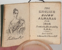 Load image into Gallery viewer, English Bijou Almanac for 1838. Poetically illustrated by L.E.L. [i.e. Letitia Elizabeth Landon]. Schloss, A. [London]. 1837.
