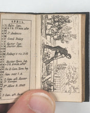 Load image into Gallery viewer, Miniature Almanack for 1855. Goode, T. Clerkenwell Green. London. 1854.
