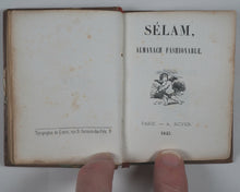 Load image into Gallery viewer, Sélam, Almanach Fashionable. Royer, A. Paris. 1843.
