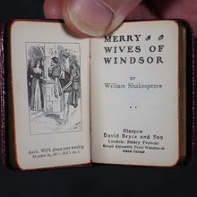 Load image into Gallery viewer, Shakespeare, William. Ellen Terry: A Midsummer Night's Dream, Much Ado About Nothing, Merchant Of Venice, Twelfth Night, The Merry Wives of Windsor. Bryce, David &amp; Son Glasgow. 1904. Five matching volumes.
