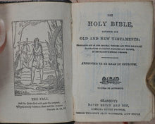Load image into Gallery viewer, Holy Bible containing the Old and New testaments. Translated out of the Original Tongues. Printed by Authority. David and Son. Glasgow. 1901. Burns bible, with his family register.
