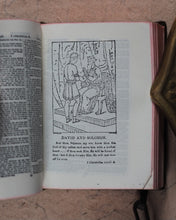 Load image into Gallery viewer, Holy Bible containing the Old and New Testaments [with lectern]. >>MINIATURE BIBLE WITH LECTERN<< Publication Date: 1919 CONDITION: VERY GOOD
