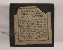 Load image into Gallery viewer, Holy Bible containing the Old and New Testaments [with lectern]. >>MINIATURE BIBLE WITH LECTERN<< Publication Date: 1919 CONDITION: VERY GOOD
