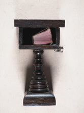 Load image into Gallery viewer, Holy Bible containing the Old and New Testaments [with lectern]. >>MINIATURE BIBLE WITH LECTERN<< Publication Date: 1919 CONDITION: VERY GOOD
