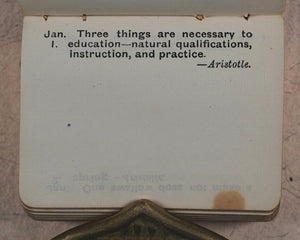 Wilson, Aimee, compiler]. Thumb Autograph Book with Gems of Thought from Classical Authors. Bryce, David and Son. Glasgow. [circa 1890].