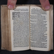 Load image into Gallery viewer, Martialis, Marcus Valerius (38-104 AD). Martialis, ex novissima viri cuiusdam sane eruditissimi recognitione castigatior quam unquam antea factus. Stagnini , Bernardini de Tridino Montisferrati. Venice. 1531.
