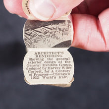 Load image into Gallery viewer, World's Fair in a Nutshell. A Century of Progress. Gale Specialty Co. Chicago. 1932.
