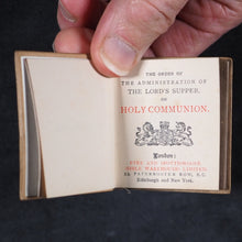 Load image into Gallery viewer, Order of the administration of the Lord's Supper or Holy Communion. Eyre &amp; Spottiswoode Bible Warehouse Ltd.33 Paternoster Row, E.C. Edinburgh and New York. [London]. Circa 1901.
