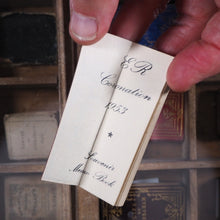 Load image into Gallery viewer, Queen Elizabeth ii. E.R. Coronation Souvenir Memo Book. >>MINIATURE "FINGER" CORONATION SOUVENIR<< Publication Date: 1953 CONDITION: VERY GOOD
