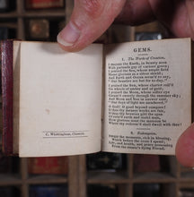 Load image into Gallery viewer, Gems of Sacred Poetry. >>CHISWICK PRESS MINIATURE DEVOTIONAL<< Publication Date: 1840 CONDITION: VERY GOOD
