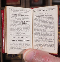 Load image into Gallery viewer, Pearl pocket Book and Fashionable Remembrancer for 1864 [with] Miniature Ball-Room Guide. >>RARE MINIATURE ALMANAC "FOR THE LADIES"<< Publication Date: 1863 CONDITION: NEAR FINE
