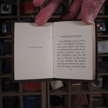 Load image into Gallery viewer, Considerations from Confucius. >>MINIATURE CONFUCIAN BOOK<< Confucius. Arranged with a foreword by R. Dimsdale Stocker. Publication Date: 1910 CONDITION: NEAR FINE
