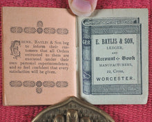 Load image into Gallery viewer, Brief Description of Worcester Cathedral. From E. Baylis &amp; Son's Sixpenny Picturesque Guide. Bayliss, Eben.[ezer] &amp; Son. Cross. Worcester. Circa 1911.
