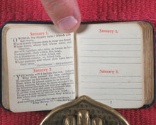 Load image into Gallery viewer, Royal Bijou Birthday Book. Selection from the Poetical Works of Shakespeare, Wordsworth, Hood, Tennyson, Moore, Burns, Cowper, Scott, Goldsmith, Hemans, Byron, Milton. Eyre &amp; Spottiswoode. Ltd., 33, Paternoster Row, E.C. London. 1901.
