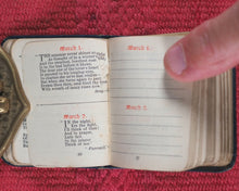 Load image into Gallery viewer, Royal Bijou Birthday Book. Selection from the Poetical Works of Shakespeare, Wordsworth, Hood, Tennyson, Moore, Burns, Cowper, Scott, Goldsmith, Hemans, Byron, Milton. Eyre &amp; Spottiswoode. Ltd., 33, Paternoster Row, E.C. London. 1901.
