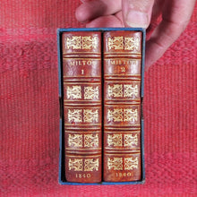 Load image into Gallery viewer, Milton, John. Poetical works of John Milton >>MINIATURE SIGNED BINDING<<  Publication Date: 1840 CONDITION: VERY GOOD
