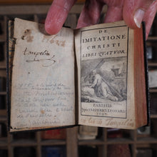 Load image into Gallery viewer, Imitation of Christ. De Imitatione Christi libri quatuor. [Imitation of Christ]   >>MINIATURE PRAYER-BOOK<< [Thomas a Kempis]. Publication Date: 1697 CONDITION: VERY GOOD
