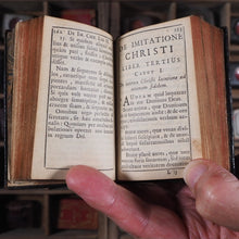 Load image into Gallery viewer, Imitation of Christ. De Imitatione Christi libri quatuor. [Imitation of Christ]   >>MINIATURE PRAYER-BOOK<< [Thomas a Kempis]. Publication Date: 1697 CONDITION: VERY GOOD
