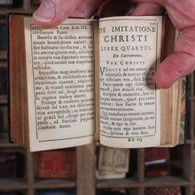 Load image into Gallery viewer, Imitation of Christ. De Imitatione Christi libri quatuor. [Imitation of Christ]   >>MINIATURE PRAYER-BOOK<< [Thomas a Kempis]. Publication Date: 1697 CONDITION: VERY GOOD
