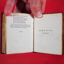 Load image into Gallery viewer, Les Amours de Psyché et de Cupidon, avec le poème d'Adonis, par La Fontaine. >>MINIATURE BOOK FROM EARLIEST TRAVELLING LIBRARY<< La Fontaine, Jean de Publication Date: 1801 CONDITION: VERY GOOD
