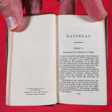 Load image into Gallery viewer, Johnson, Dr.  Rasselas, a Tale. >>MINIATURE LITERARY CLASSIC << Publication Date: 1832 CONDITION: VERY GOOD
