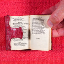Load image into Gallery viewer, Psalms of David in Metre, According to the Version Approved by the Church of Scotland, and appointed to be used in Worship. >>MINIATURE RUBY WALLET BOUND SCOTTISH PSALMS<< Publication Date: 1828 CONDITION: VERY GOOD

