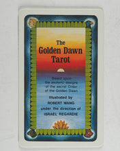Load image into Gallery viewer, GOLDEN DAWN TAROT DECK. Robert Wang.  U.S. Game Systems. 1978.
