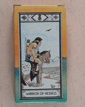 Load image into Gallery viewer, Native American Tarot Deck. Magda Weck Gonzalez, Shawnee, with Harry Sparrowhawk and illustrated by J.A. Gonzalez. U.S. Ganes Systens. U.S.A. 1982.  ISBN 0880790091.
