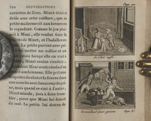 Load image into Gallery viewer, Conversations d'une Petite Fille avec sa Poupée, suivies de l'Histoire de la Poupée; Mme. de Renneville. Ouvrage orné de onze gravures. Troisième édition. Paris. Ledentu, Librairie, Quai des Augustins, No. 31. 1822.
