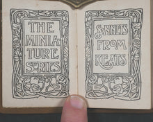 Load image into Gallery viewer, Keats, John. Sonnets from Keats. Nimmo, Hay &amp; Mitchell. Edinburgh. Circa 1910.
