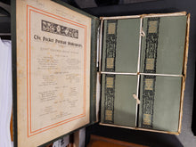 Load image into Gallery viewer, Complete Works of Shakespeare  "The Pocket Portrait Shakespeare 4 vols contained in a Green faux book-box, divided into     four compartments.
