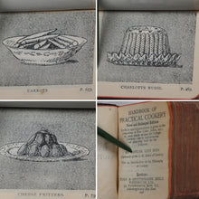 Load image into Gallery viewer, Dods, Matilda Lees. Handbook of Practical Cookery. New And Enlarged Edition In Which Special Prominence is Given to The Preparing of New Cakes, Jellies, Etc., Etc. >>MINIATURE COOKBOOK<< Publication Date: 1906

