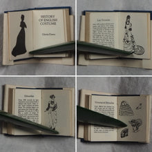 Load image into Gallery viewer, History of English Costume>>MICRO MINIATURE BOOK<< Publication Date: 1985 Condition: Near Fine
