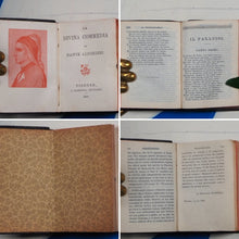 Load image into Gallery viewer, La divina commedia di Dante Alighieri. >>MINIATURE BOOK -LITERARY CLASSIC FINELY BOUND<< Dante Alighieri. Publication Date: 1898 Condition: Very Good
