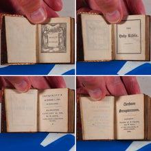 Load image into Gallery viewer, Thumb Bible. Verbum Sempiternum. Printed by F. Collins for T. Ilive at the Nag's Head, in Jewen-street Re-printed by W. Davy, [London]. 1818.
