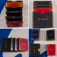 Load image into Gallery viewer, MY BOOKS [Miniature morocco bound aides-memoires]. c1900. In original slipcase. >>MINIATURE BOOK<<
