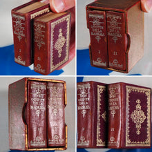 Load image into Gallery viewer, El Ingenioso Hidalgo Don Quijote de la Mancha >>MINIATURE BOOKS IN SLIPCASE<< Cervantes Saavedra, Miguel de [1547-1616]. Publication Date: 1952 Condition: Very Good
