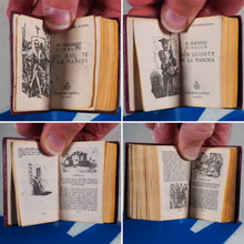 Load image into Gallery viewer, El Ingenioso Hidalgo Don Quijote de la Mancha >>MINIATURE BOOKS IN SLIPCASE<< Cervantes Saavedra, Miguel de [1547-1616]. Publication Date: 1952 Condition: Very Good
