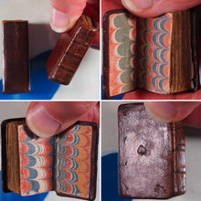 Load image into Gallery viewer, Exercice du Chretien [early 18th century miniature book]. Publication Date: 1737 Condition: Very Good. >>MINIATURE BOOK<<
