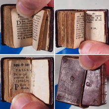 Load image into Gallery viewer, Exercice du Chretien [early 18th century miniature book]. Publication Date: 1737 Condition: Very Good. >>MINIATURE BOOK<<
