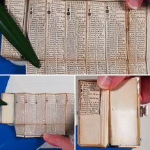Load image into Gallery viewer, Demoraine Almanac 1811 >>MINIATURE BOOK WITH DE-LUXE BINDING<< Publication Date: 1810 CONDITION: VERY GOOD
