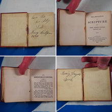 Load image into Gallery viewer, Associations of Scripture with Times, Seasons, Natural Objects etc. Publication Date: 1861 CONDITION: GOOD >>MINIATURE BOOK<<
