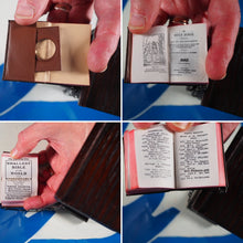 Load image into Gallery viewer, Holy Bible containing the Old and New Testaments [with lectern]. >>MINIATURE BIBLE WITH LECTERN<< Publication Date: 1919 CONDITION: VERY GOOD
