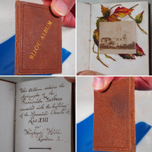 Load image into Gallery viewer, Bijou Album Containing the Photogrphs of the Passionist Fathers connected with the building of the Memorial Church of Leo xiii on Highgate Hill, London N. >>UNRECORDED MINIATURE BOOK OF PHOTOGRAPHS<< Publication Date: 1890
