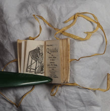 Load image into Gallery viewer, Tuer, Andrew W. (editor). Quads for Authors, Editors, &amp; Devils. >>MINIATURE<< Publication Date: 1884 Condition: Very Good. >>MINIATURE BOOK<<
