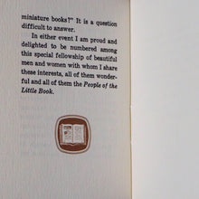 Load image into Gallery viewer, Levitan, Kalman L. People of the Little Book. Published by Kaycee Press, Palm Beach Gardens, Florida, 1983 Condition: Near Fine Soft cover. >>MINIATURE BOOK<<
