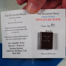 Load image into Gallery viewer, Hansel and Gretel. Andersen, Hans Christian. Publication Date: 1997 CONDITION: NEAR FINE>>MINIATURE BOOK<<
