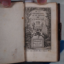 Load image into Gallery viewer, Apologie de la Tendresse ou le pouvoir de l'amitie. [with three other publications bound in] Publication Date: 1794 CONDITION: VERY GOOD >>NEAR MINIATURE<<
