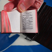 Load image into Gallery viewer, Holy Bible containing the Old and New Testaments [with lectern]. >>MINIATURE BIBLE WITH LECTERN<< Publication Date: 1919 CONDITION: VERY GOOD
