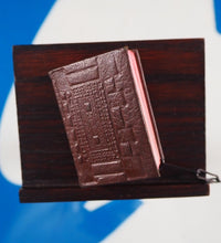 Load image into Gallery viewer, Holy Bible containing the Old and New Testaments [with lectern]. >>MINIATURE BIBLE WITH LECTERN<< Publication Date: 1919 CONDITION: VERY GOOD
